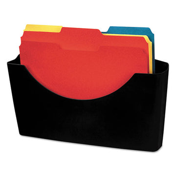 Fellowes® Plastic Partition Additions File Pocket, Letter, Dark Graphite freeshipping - TVN Wholesale